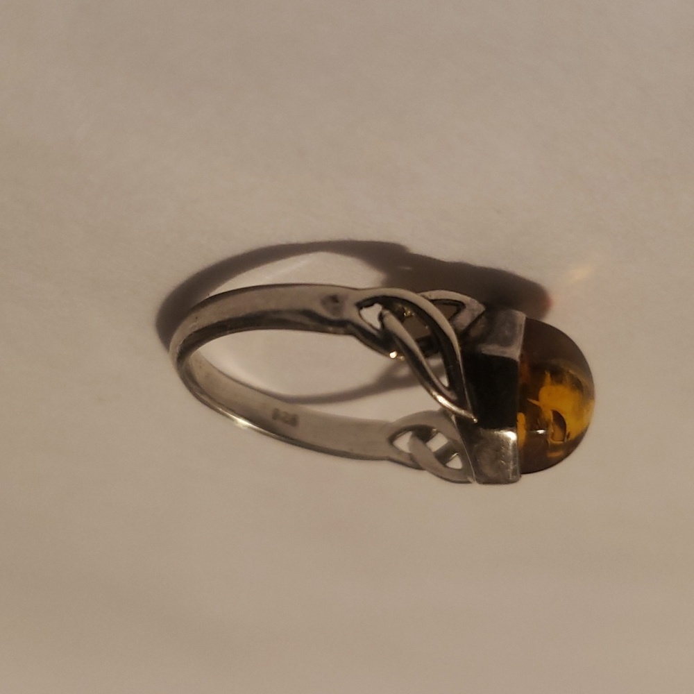 Vintage Baltic amber And 925 Set - Picture 6 of 10